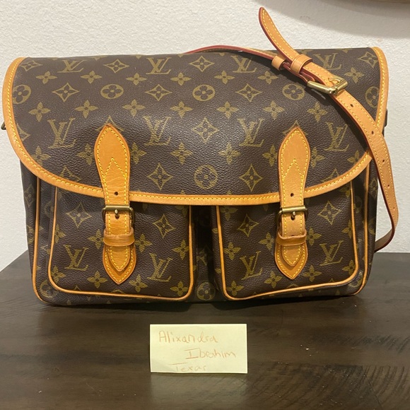 Louis Vuitton Gibeciere Gm Brown Leather Cross Body Bag - Picture 5 of 13